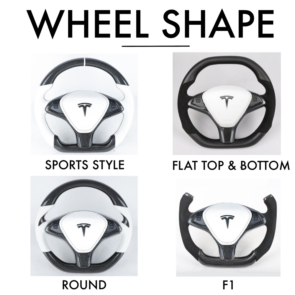 Tesla Model S Style Full Custom Steering Wheel