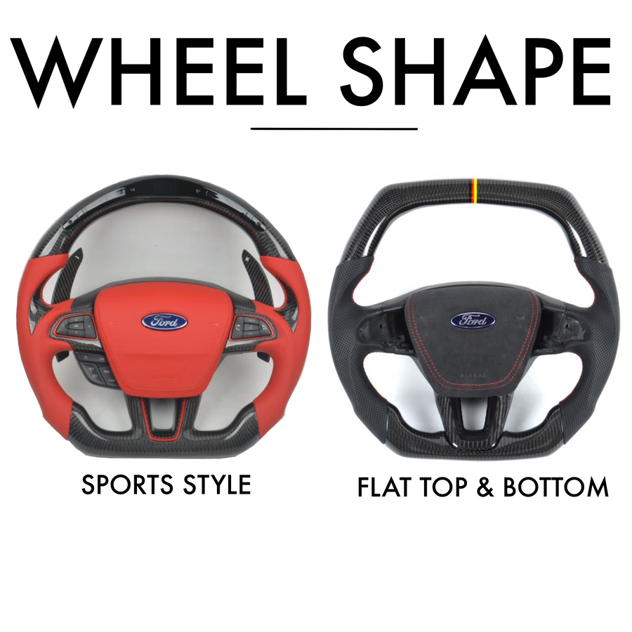 Ford Focus Full Custom Steering Wheel (fits 2010 - 2017)