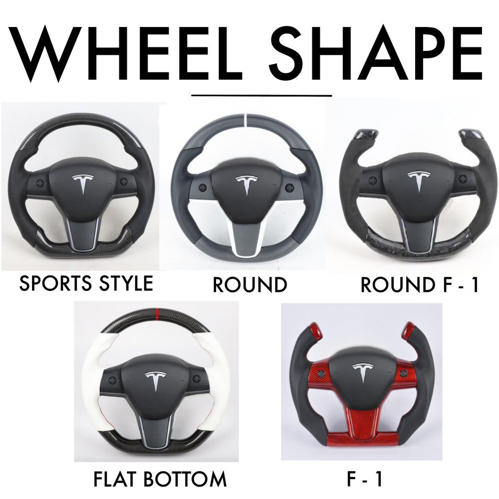 Tesla Model Y Style Full Custom Steering Wheel