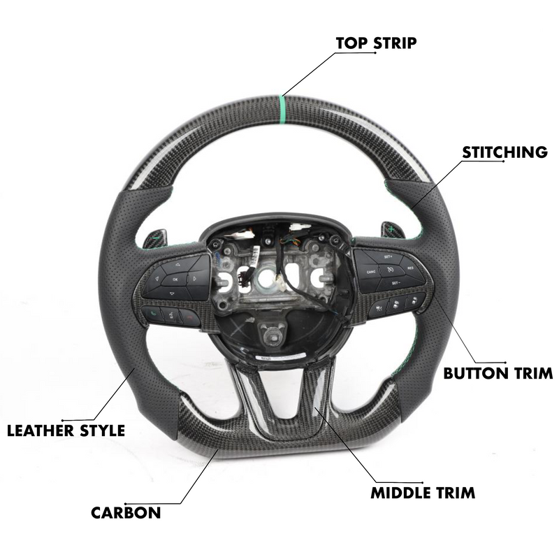 Dodge Charger Srt Style Full Custom Steering Wheel